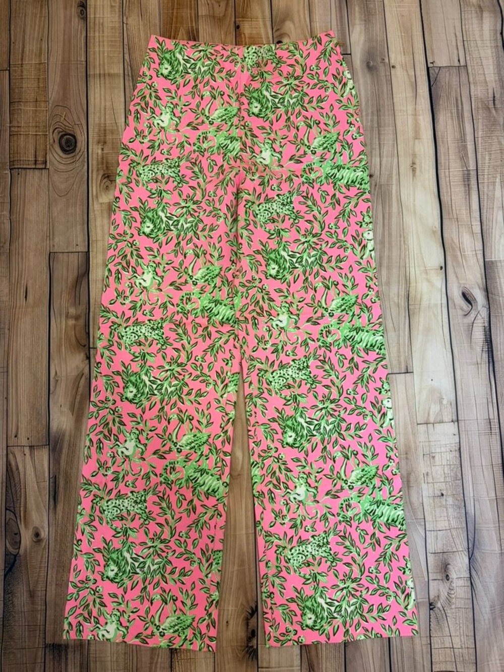 NEW lilly pulitzer Ellamarie Stretch‎ Pant In Rousseau Pink -size 10